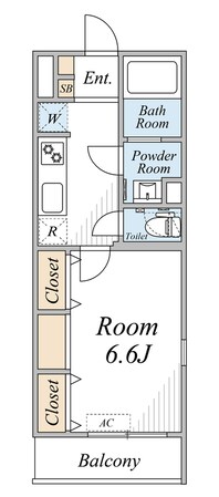 ガーデン アステリア 西千葉の物件間取画像